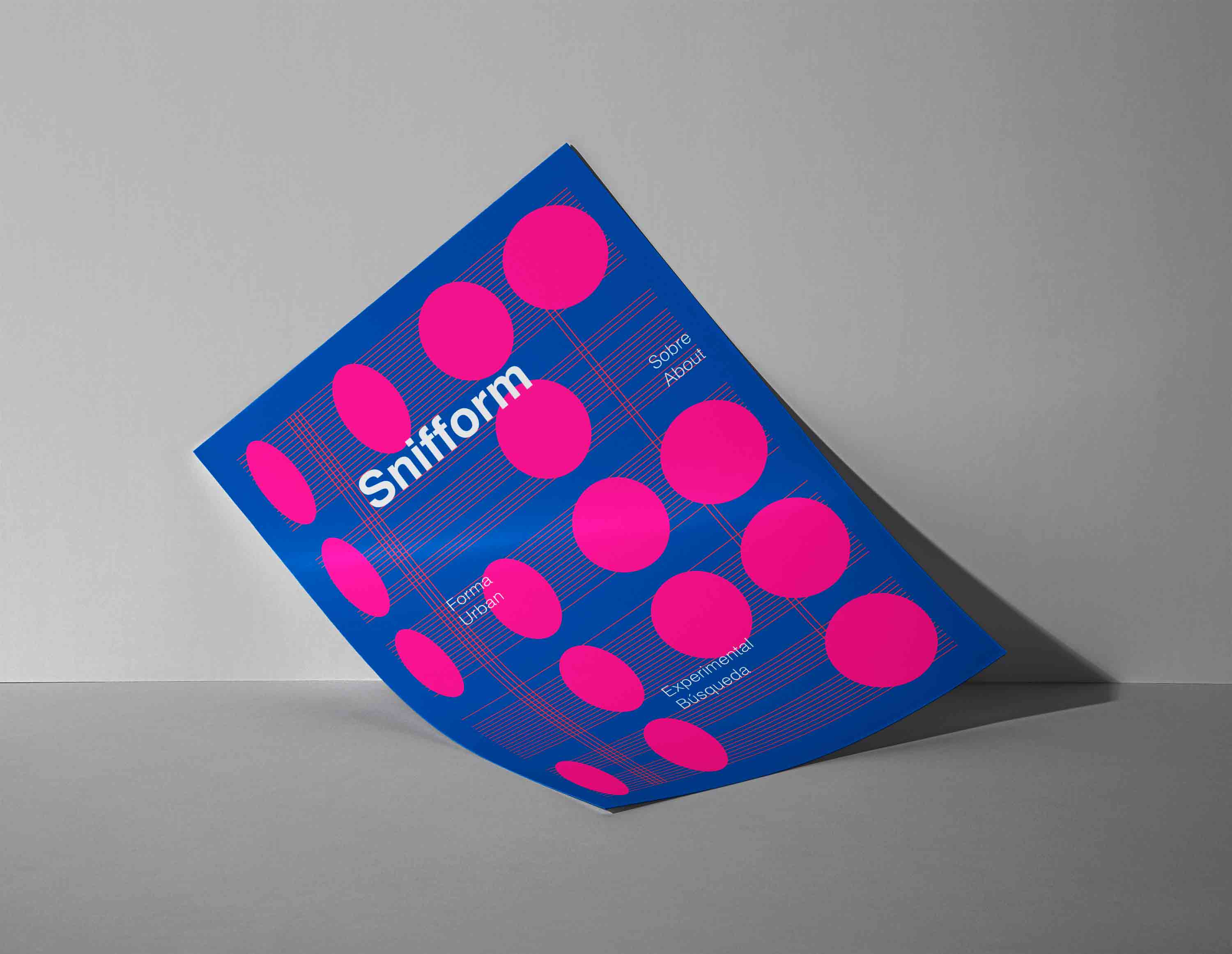 Diseño de poster de Snifform